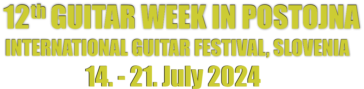 International Guitar Festival, Slovenia