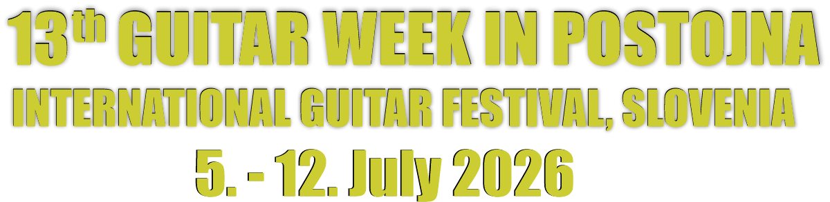 International Guitar Festival, Slovenia